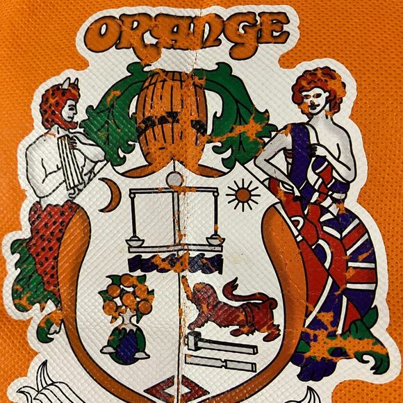 Orange Amplification Tote Bag 17x15 Logo Music Promo Slight Marks See Photos - Picture 3 of 16